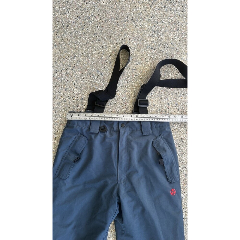 Turbine Boys kids Insulated blue Snow Bib Pants Size L for Skiing/Snowboarding - Picture 8 of 11